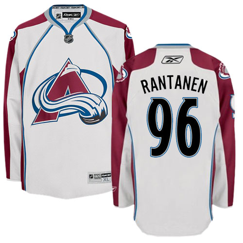 Kinder Colorado Avalanche Eishockey Trikot Mikko Rantanen #96 Reebok Weiß Auswärts